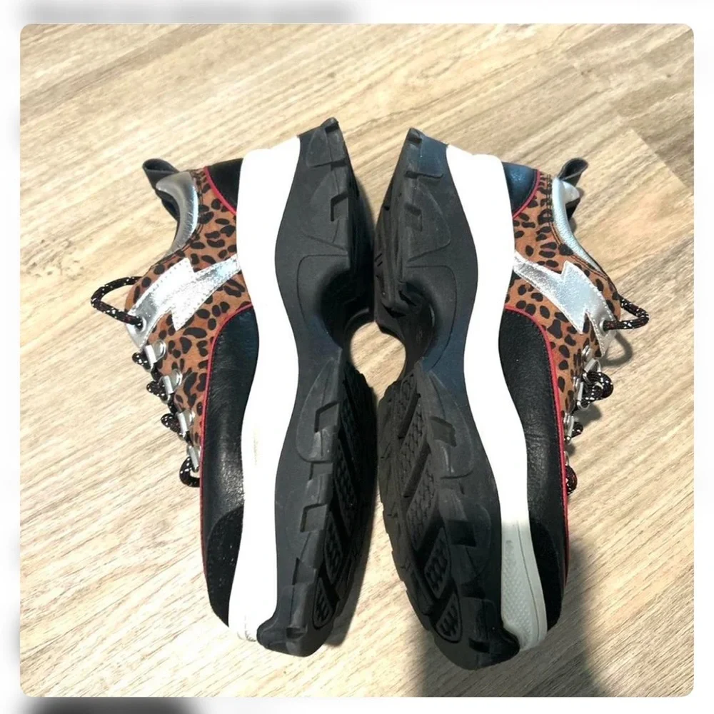 Punkrose Skechers Sz 6.5 Shockingly Wild Chunky platform sneakers Leopard Print